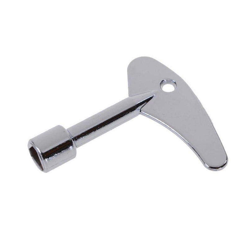 YOUMI Triangle Spanner Key Utility Service Key Gas Electric Elevator Lift Door Lock Keys (Silver) - Image 2